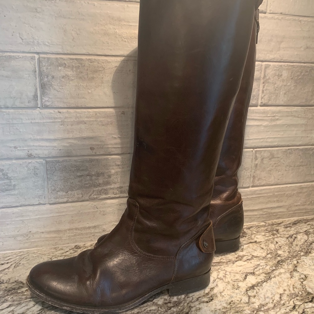 Frye Women’s Melissa Button Back-Zip Boot